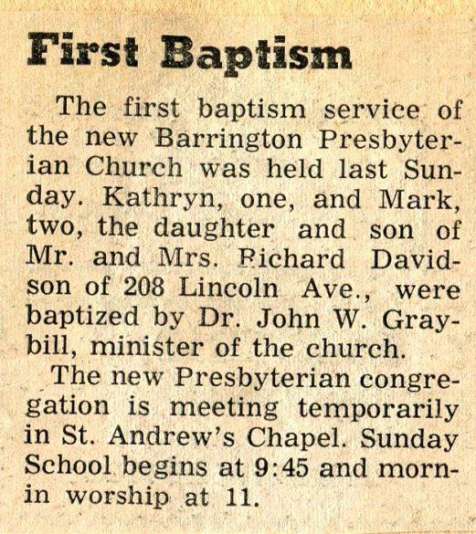First Baptism clip 1963 v2